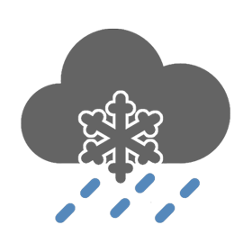 Reykjavik: schneeregen